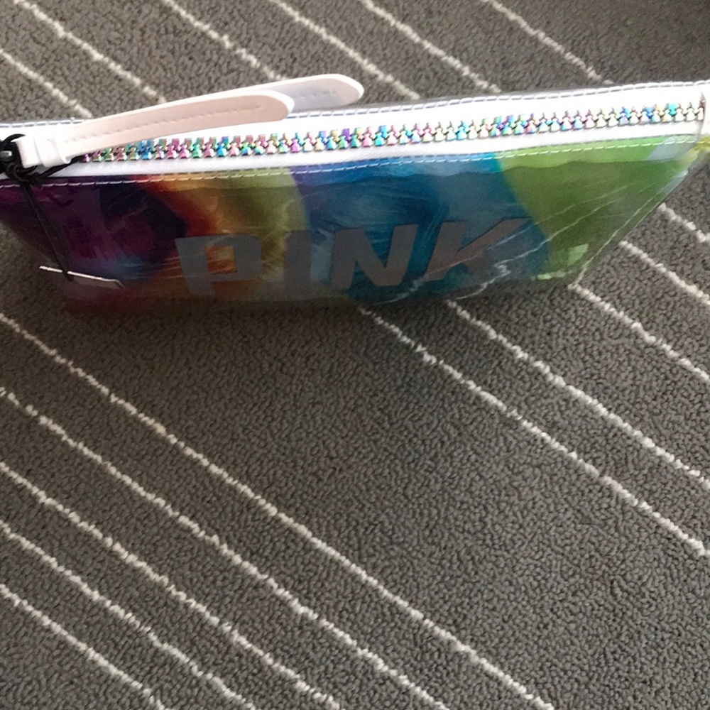 PINK colorful palm print bikini bag - Picture 4 of 5